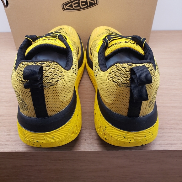 Keen WK400 Walking Shoes Yellow / Black Women's 9.5 - Picture 5 of 7